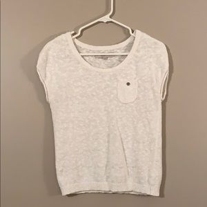 LOFT textured lightweight sweater tee